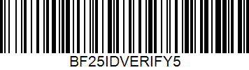 BF25IDVERIFY5 BF25IDVERIFY5