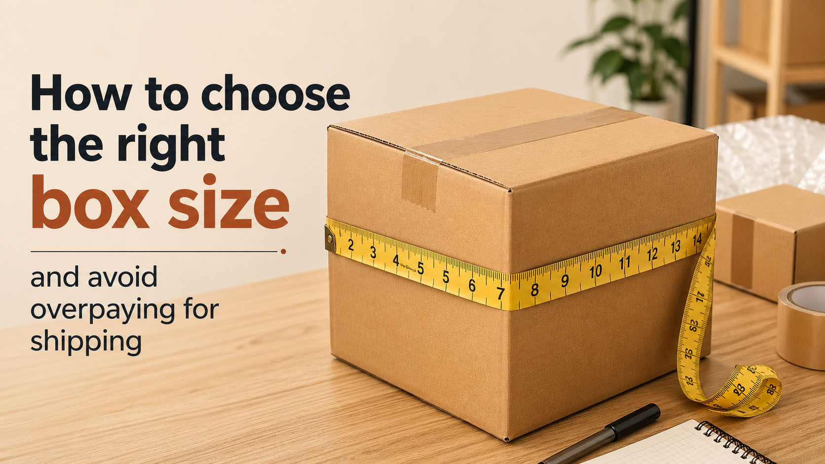 How to choose the right box size and avoid overpaying for shipping